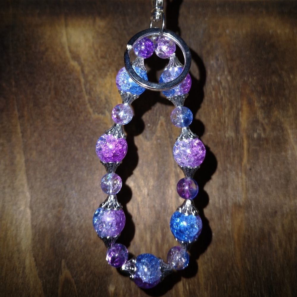 Elegant Beaded Bracelet Keychains